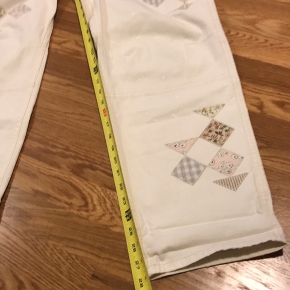NWT Anthropologie Pilcro the Wanderer Relaxed Patchwork Size 29 or 31 Last pair! - Picture 10 of 17